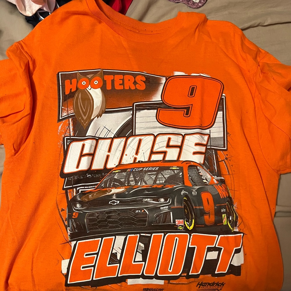 Chase Elliott Night Owl Hooters NASCAR shirt